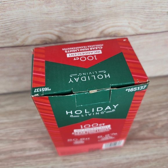 NEW Holiday 100 Count 21.9 FT Warm White Christmas String Lights Indoor/Outdoor - Picture 5 of 5